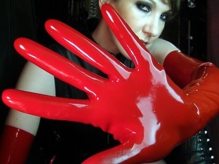 latex camgirl
